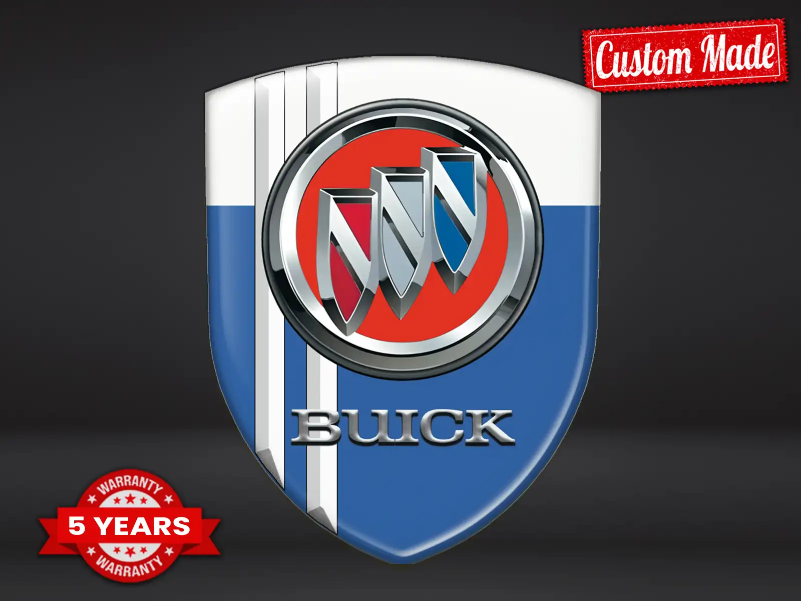 Buick Emblemas Auto Personalizados Estilo Máximo Duradero